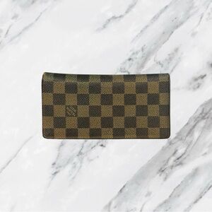 Louis Vuitton Authentic Camier Porte Valeurs Cartes Long Wallet Passport Holder